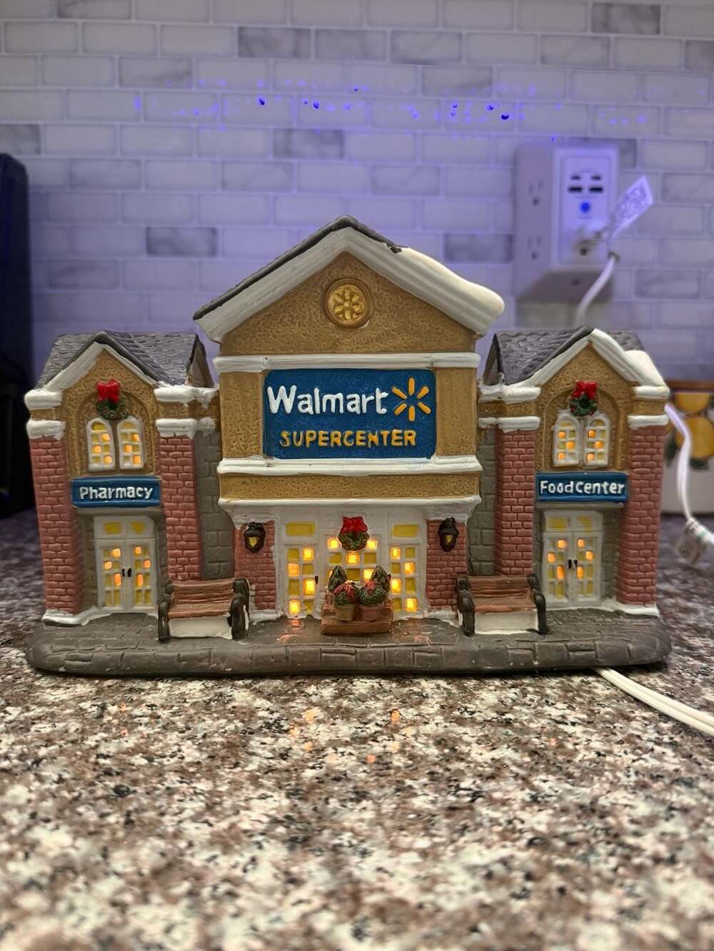 Holiday Time Walmart Supercenter Light-Up Christmas Village House